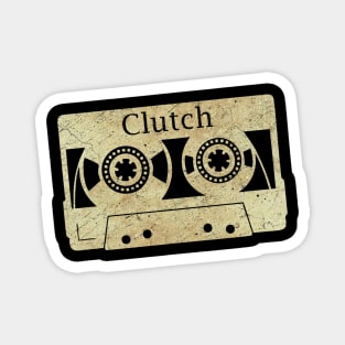 cassette tape vintage Clutch, ElaCuteOfficeGirl Magnet