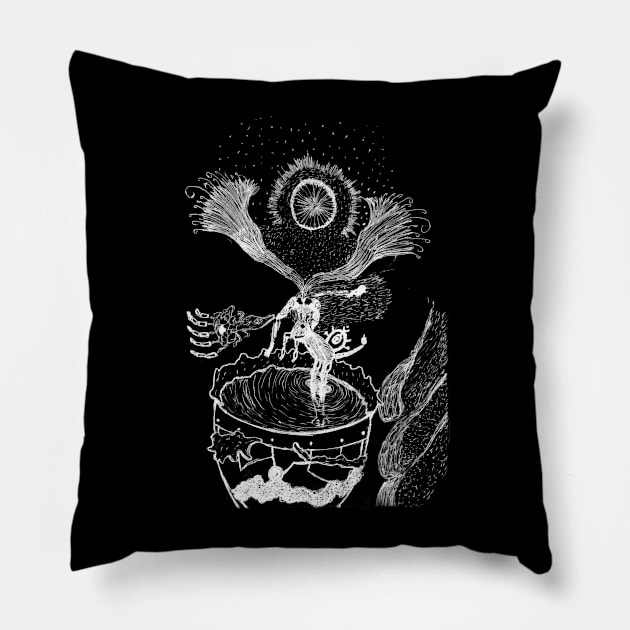 S23: chalice-womb Pillow by dy9wah