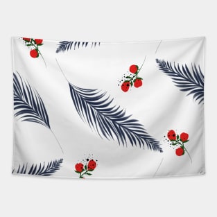 Cherry Red tropical Design Tapestry