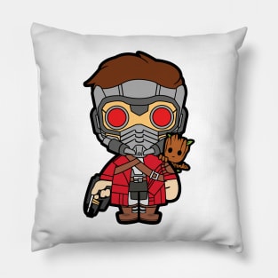 Starlord Groot Chibi Pillow