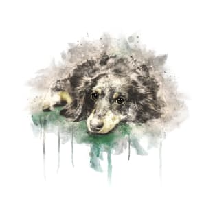 WATERCOLOR DOG T-Shirt