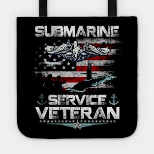 Submarines Service Veteran - Gift for Veterans Day 4th of July or Patriotic Memorial Day Tote