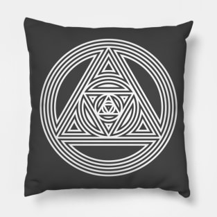 Interlocking Triangles - Awesome Sacred Geometry Design Pillow