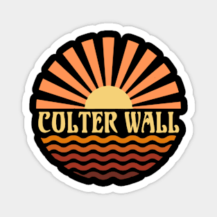 Graphic Circles Colter Name Lovely Styles Vintage 70s 80s 90s Magnet