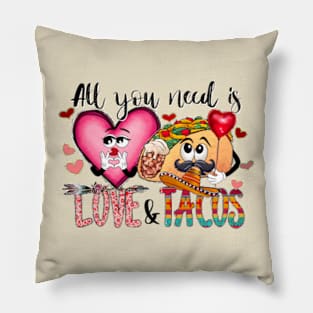 All you need is love and Tacos Pillow