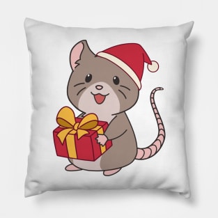 Christmas rat Pillow