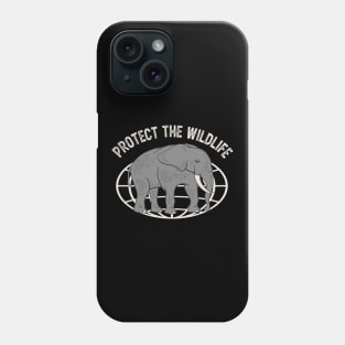 Elephant Protect The Wildlife Ecologist Phone Case