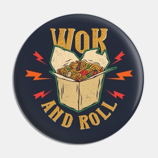 Wok And Roll Fast Food Joke Pin