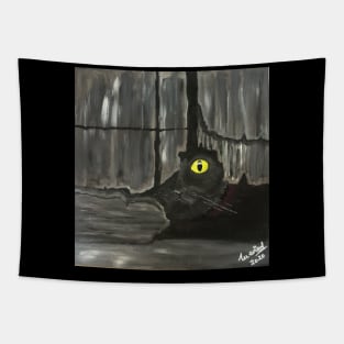 Black cat Tapestry