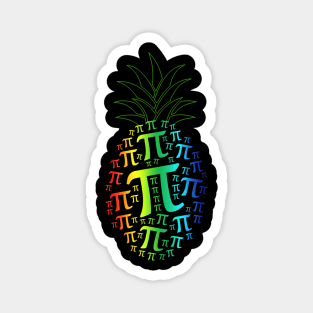 Pi Day Pineapple Math Teacher 3.14 Symbol Pie Funny Gift Magnet