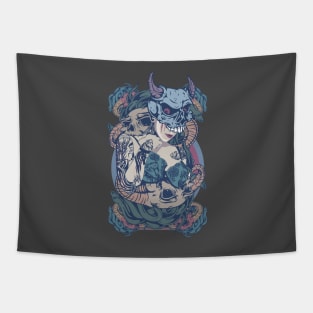 Lady Skull Tapestry