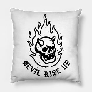 Devil Rise Up Pillow