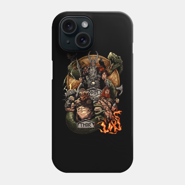 Norse Mythology Phone Case by RedBug01