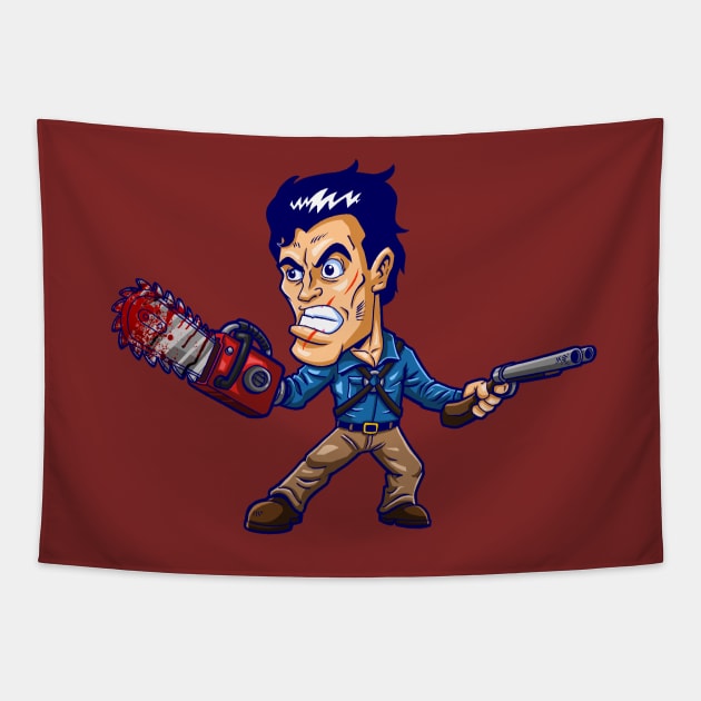 Evil dead Tapestry by mauchofett