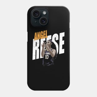 angel reese vintage art Phone Case