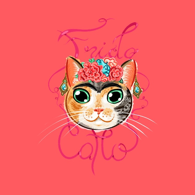 Frida Catlo by Bananananananana