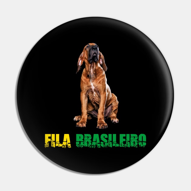 Fila Brasileiro Design Pin by greygoodz