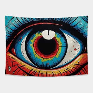 Rainbow Eye Tapestry