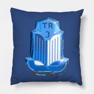 Triumph TR3 logo bonnet badge Pillow