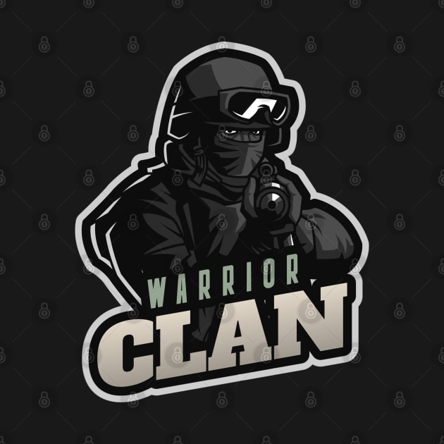 Warrior Clan Emblem for the true Gamers by Naumovski