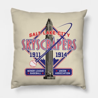 Salt Lake City Skyscrapers Pillow