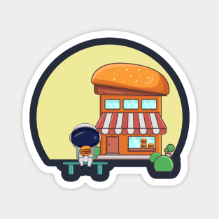 BURGER SHOP AND ASTRO Magnet