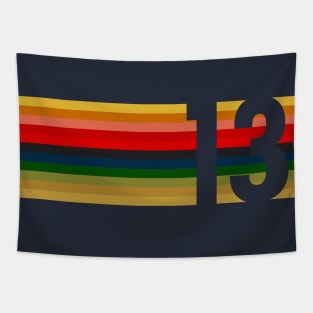 13th Doctor Stripe Shirt Tapestry