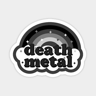 Death Metal Dark Rainbow Magnet