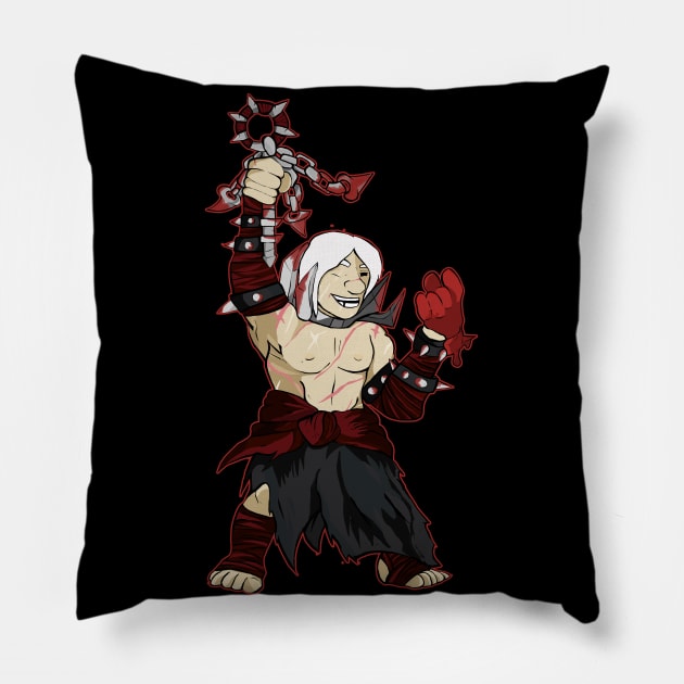 Dungeon Daddy Damian Pillow by PoesUnderstudy