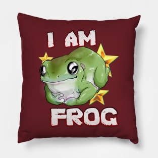 I am frog (Litoria caerulea vers.) Pillow