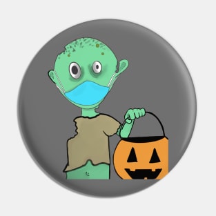 zombie trick or treat covid Pin