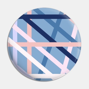 Abstract Lines Of Soft Colors Pin