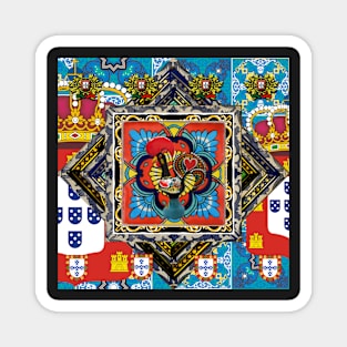 Portuguese folk art Magnet