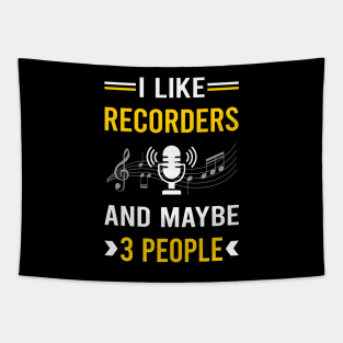 3 People Recorder Recorders Tapestry