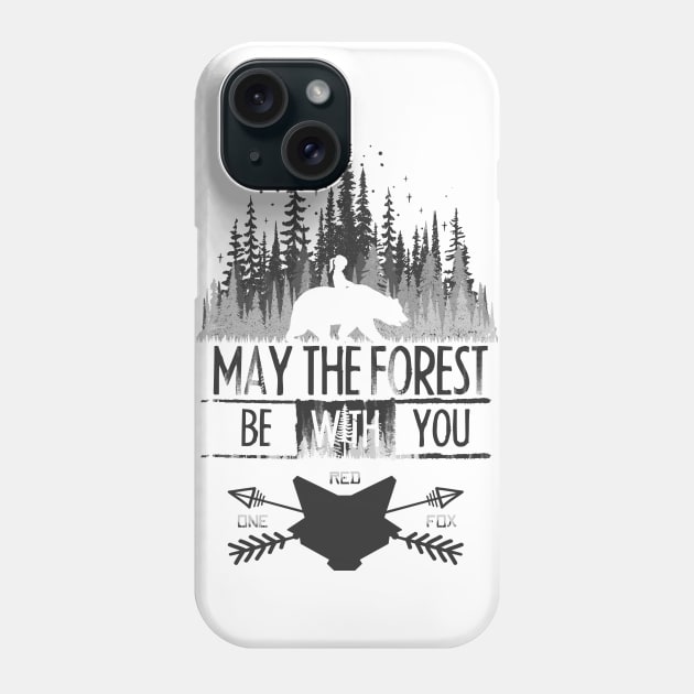 May The Forest Phone Case by OneRedFox