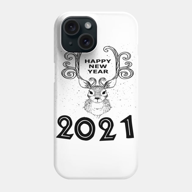 Happy new year 2021 Phone Case by summerDesigns