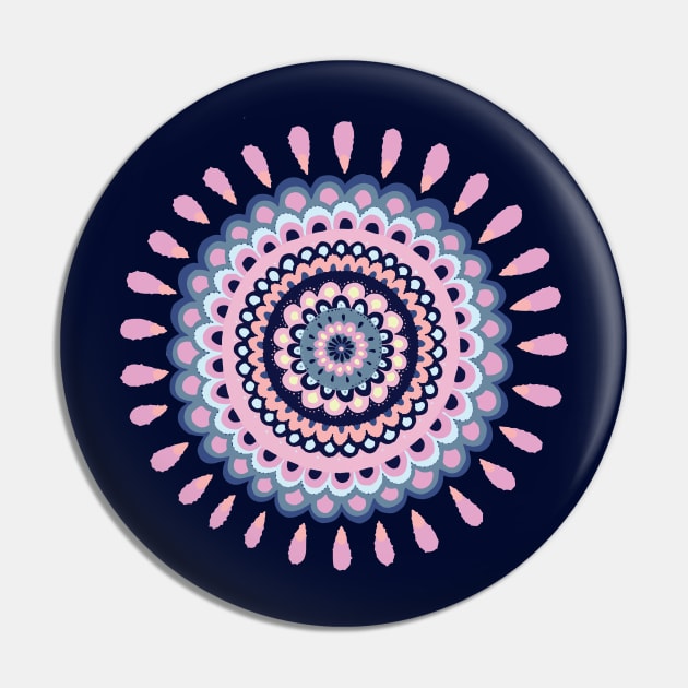 Mandala Pin by HayleyLaurenDesign