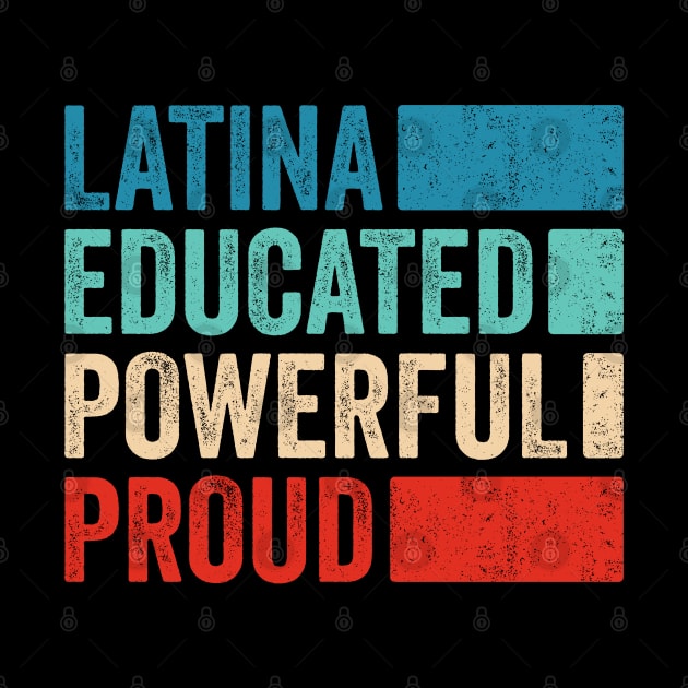 Latina Educated Powerful Proud - Chingona Con Diploma by Sarjonello