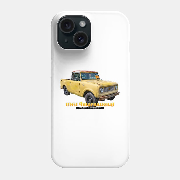 1961 International Harvester Scout 80 Pickup Phone Case by Gestalt Imagery