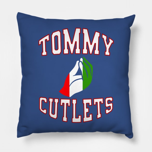 Tommy Cutlets Pillow by Nolinomeg