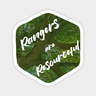 Rangers are Resourceful! Magnet