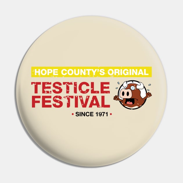 Testicle Fetival Pin by rjzinger