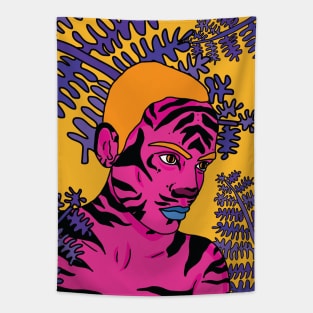 Tigre Pink Tapestry