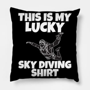 Funny Skydiving Fan Pillow