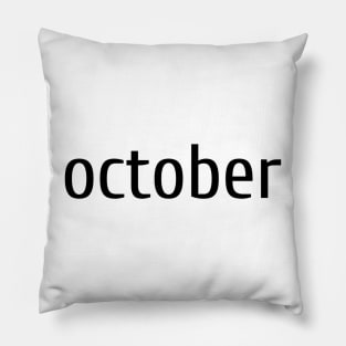 October Pillow