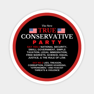 TRUE CONSERVATIVES UNITE Magnet