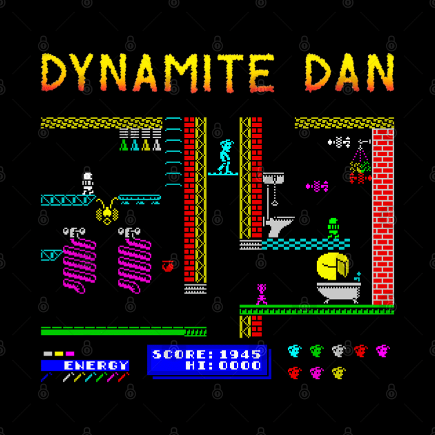 Mod.3 Arcade Dynamite Dan Video Game by parashop