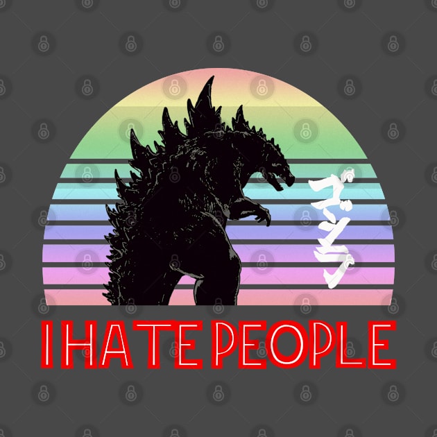 Godzilla Hate People by vestiart