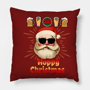 Hoppy Christmas, Funny Christmas Gift Pillow