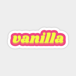 vanilla Magnet